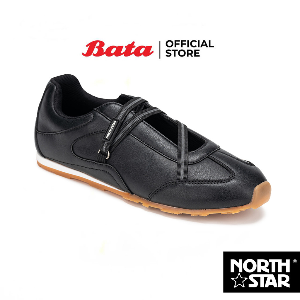 Bata บาจา North Star รองเท้าผ้าใบสนีคเกอร์ แบบสวม สำหรับผู้หญิง รุ่น SOHO 80 สีเงิน 5200202 สีดำ 5206202 สีขาว 5201202