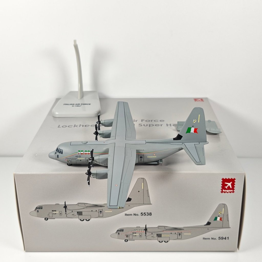 Hogan 5941 1: 200 กองทัพอากาศอิตาลี C-130J Super Hercules 46-51 รุ่นโลหะผสม-----ห้างสรรพสินค้า Yipin
