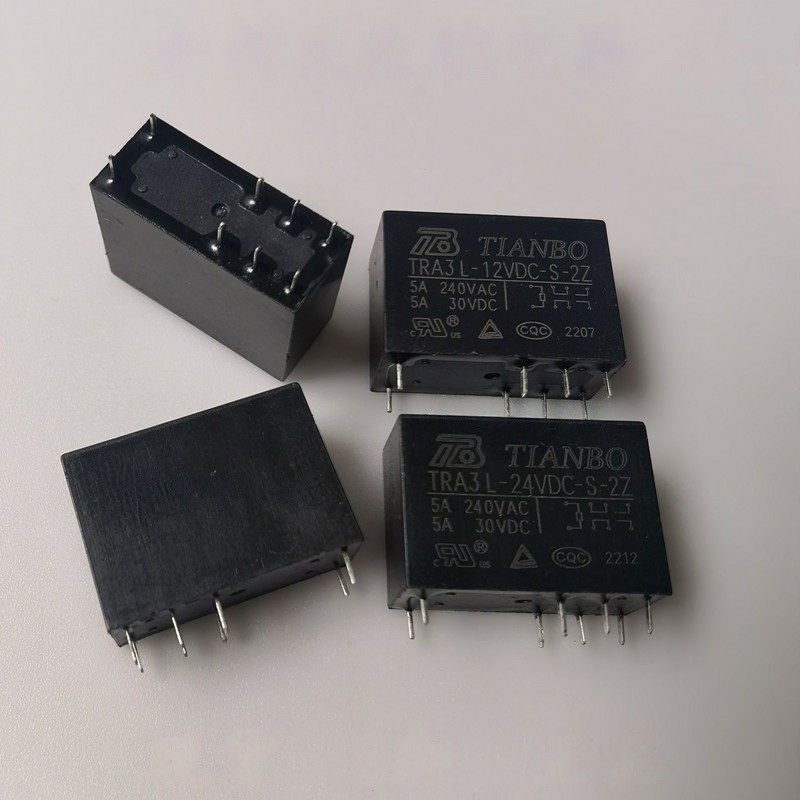 ((1 ชิ้น) ชิ้นส่วนอิเล็กทรอนิกส์ TRA3 L-12VDC 24VDC-S-2Z Sky Wave รีเลย์ 8 Pins 5A