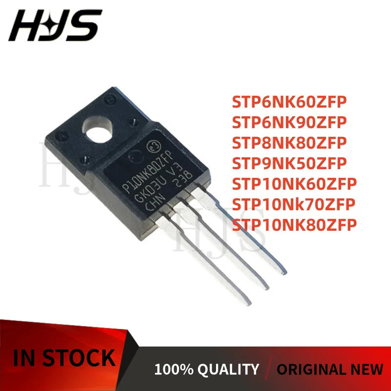 5PCS STP8NK80ZFP STP6NK90ZFP STP6NK60ZFP STP10NK70ZFP STP10NK60ZFP STP9NK50ZFP10NK80ZFP TO-220F Fiel