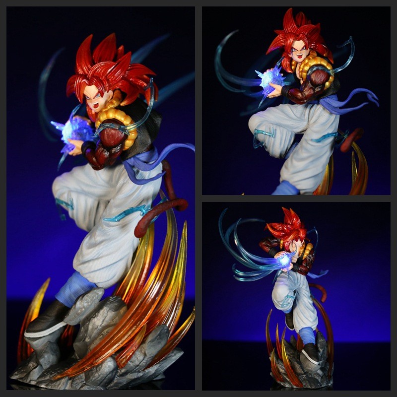 Super Saiyan Fourth-Order Gogeta Explosive Edition Gogeta Scene Luminous Model Boxed Figure