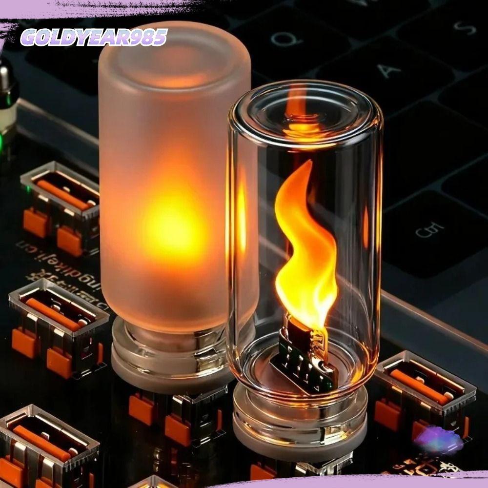 GOLDYEAR985 ไฟบรรยากาศรถ พกพาได้ง่าย แสงจาก LED filament lamp สำหรับภายในรถยนต์