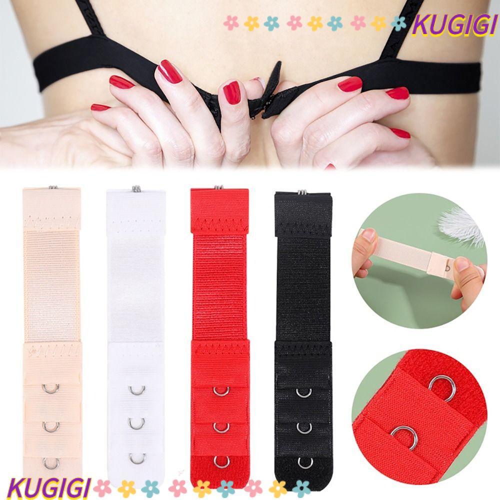 KUGIGI Bra Extender ขยายขนาดบรา ทำจากไนลอนทนทาน ก้านยึดปรับได้ เพิ่มความพอดีชุดชั้นใน