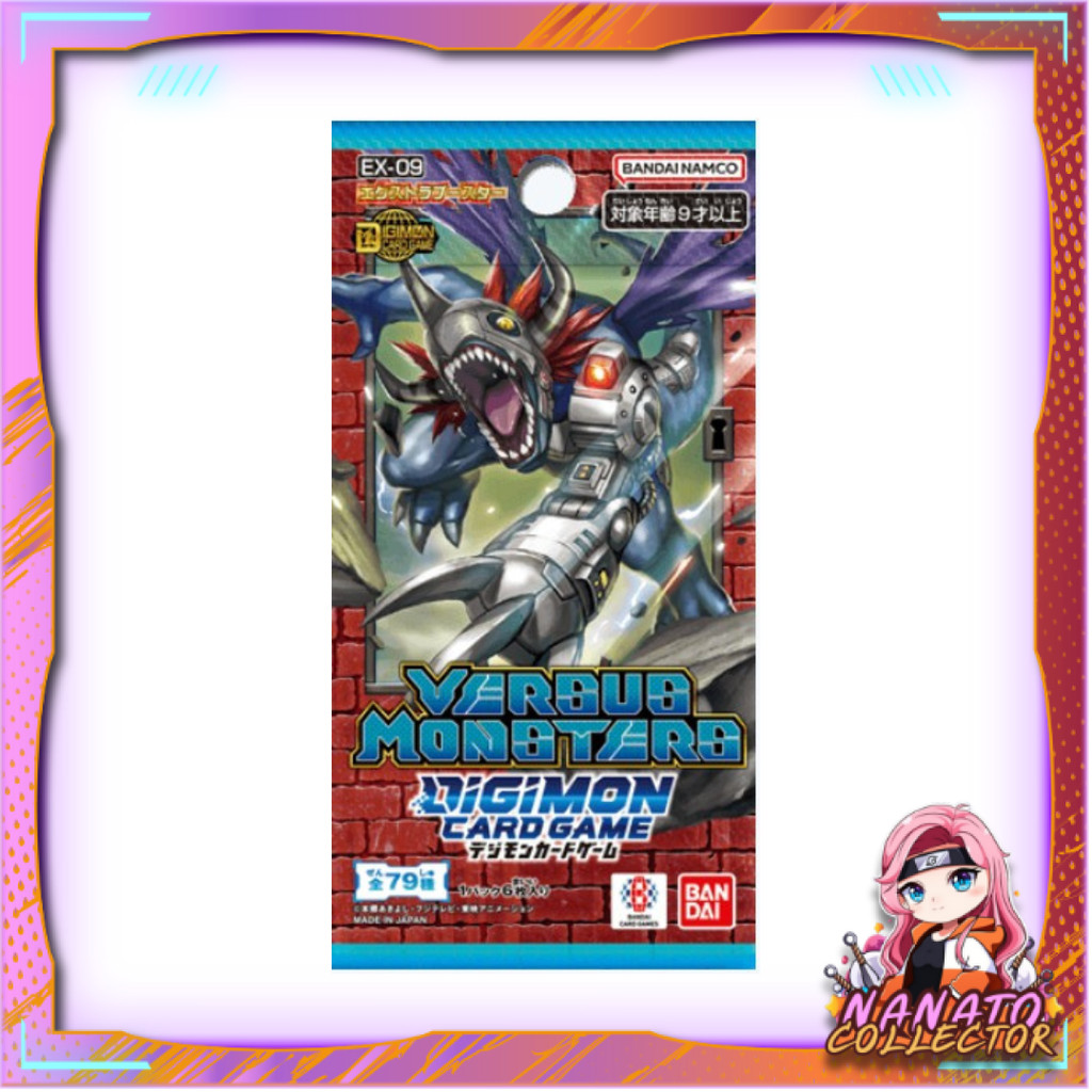 [ พร้อมส่ง!! ] แยกซอง การ์ดเกม Digimon Card Game VERSUS MONSTERS Booster Box [EX-09] (p3)