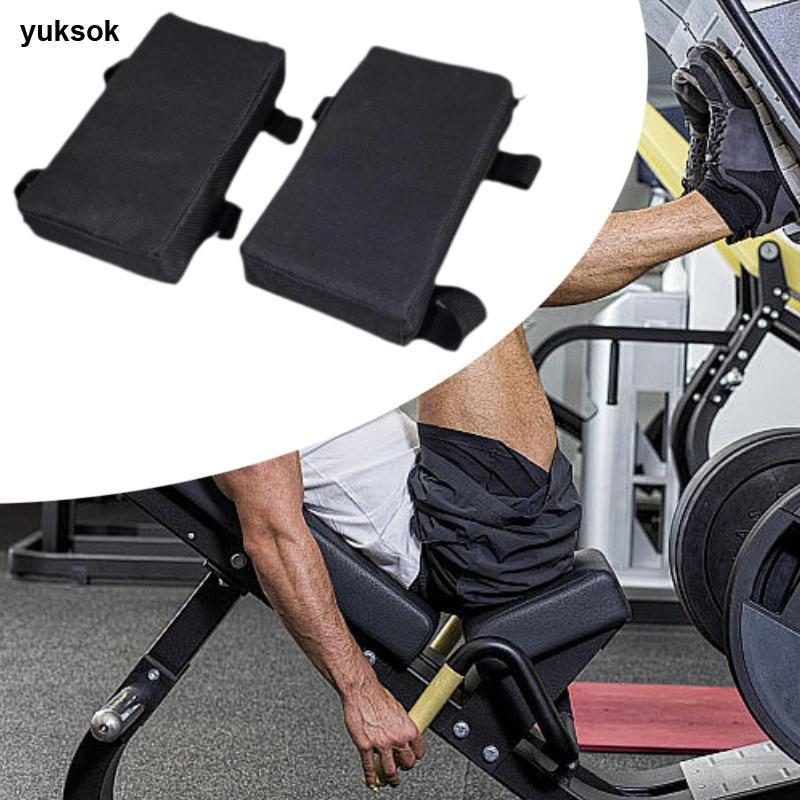 Yuksok Squat Pad สบายไม่ลื่น พร้อมสายรัดคอกันเลื่อน ใช้งานได้ดีกับ Hack Squat Machine