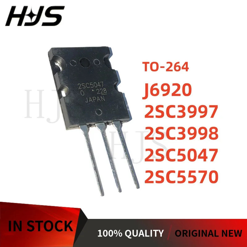 5PCS 2SC3998 J6920 2SC5570 2SC5047 2SC3997 C5570 C5047 C3997 C3998 TO-264 High-Power Field-Effect ทร