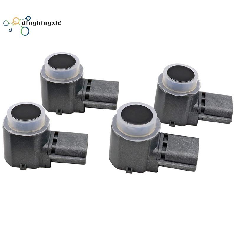 4 ชิ้นเซ็นเซอร์ที่จอดรถอัตโนมัติที่จอดรถเรดาร์ 28438-3SH0B พลาสติกสีดําอุปกรณ์ยานยนต์สําหรับ QX60 QX