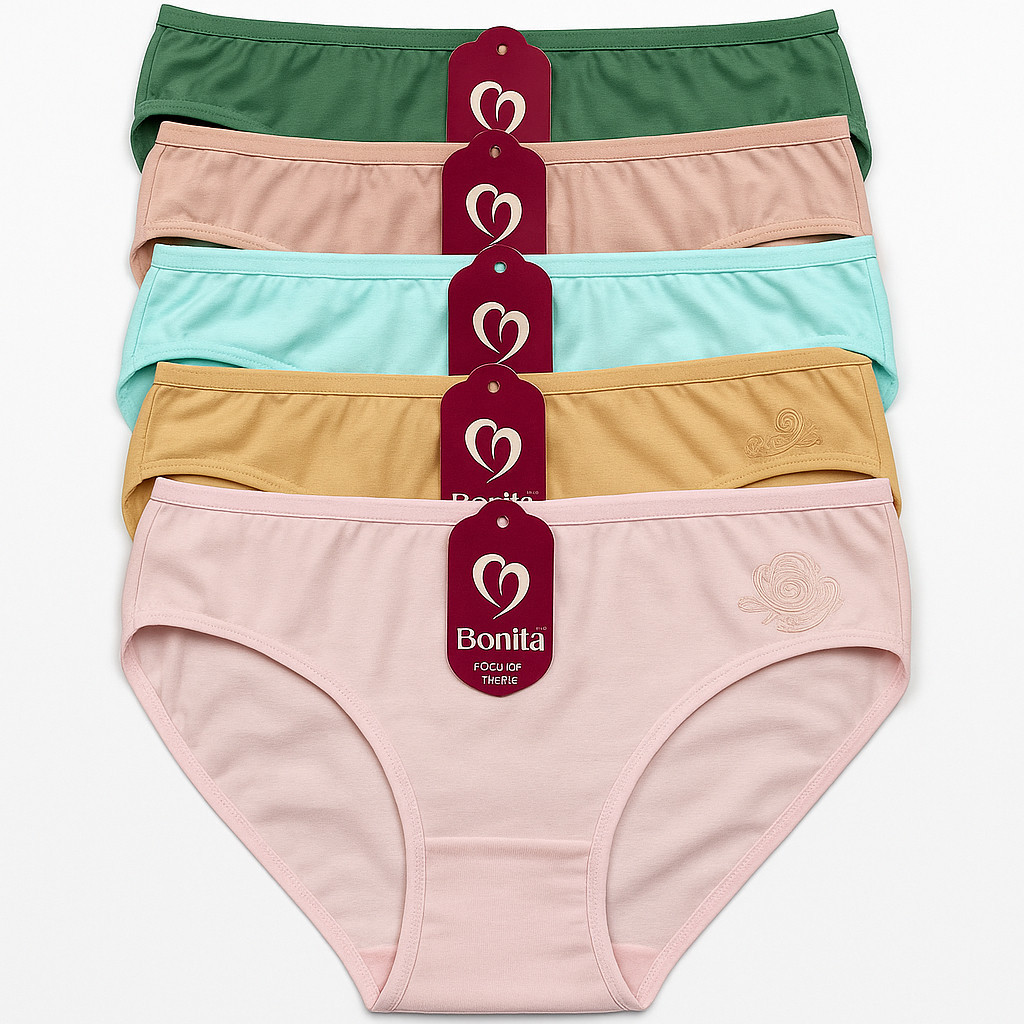 BKDS 6 ชิ้น BONITA กางเกงผู้หญิง / Bonita Womens CD / Soft Womens CD