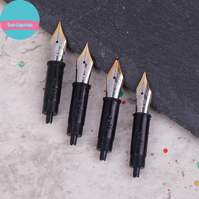 ซันด 1ชิ้น จินห่าว #5 ปากกา Nibs เปลี่ยนโลหะ EF/F/M สําหรับ 82 88 95 100 ปากกาโรงเรียนอุปกรณ์สํานักง