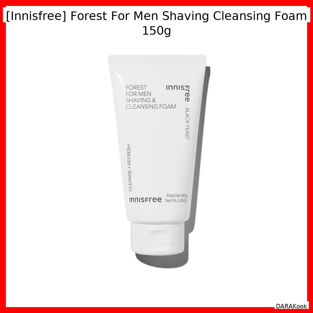 [Innisfree] Forest For Men Shaving Cleanser Foam 150g / Korean Shaving Foam / Gentle Cleansing / ของ