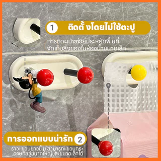 ขอแขวนสูญญากาศ 2 หัว ตะขอติดผนัง ที่แขวนอเนกประสงค์ ติดตั้งด้วยสูญญากาศ ถอดออกได้และนำกลับมาใช้ใหม่ได้