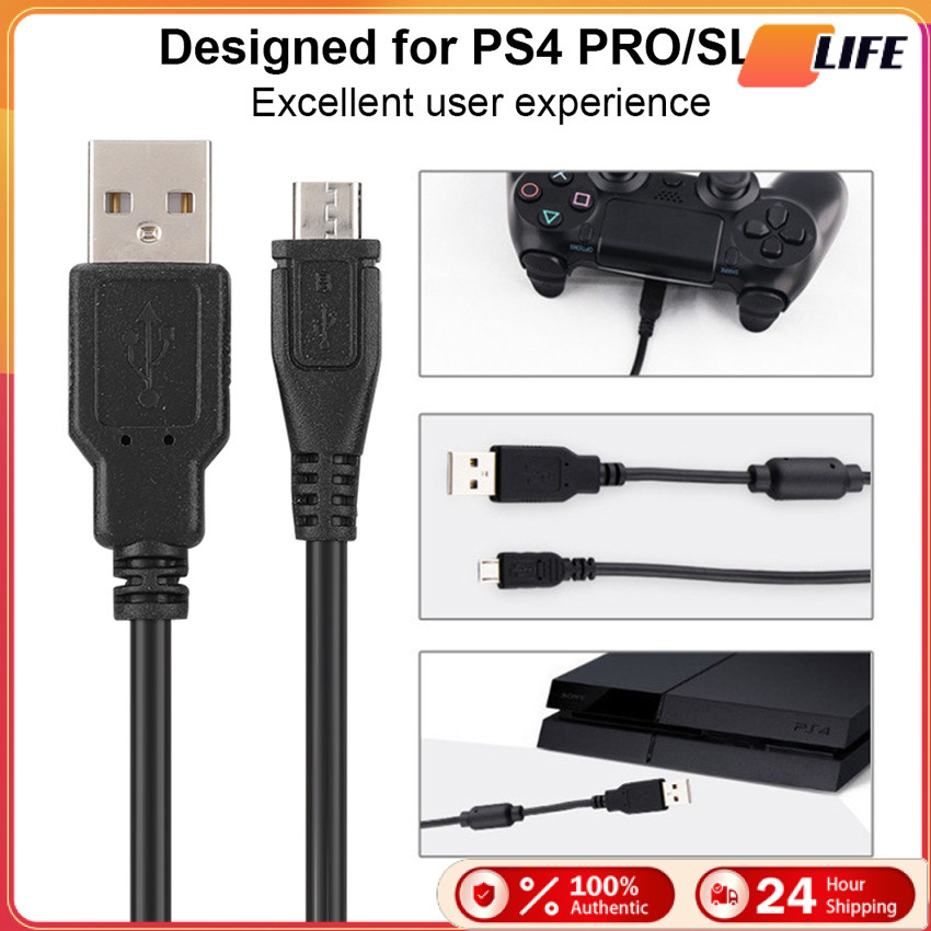 เก็บปลายทาง！สายชาร์จจอย Ps4 2เมตร สายชาร์จจอย ps4 สามารถควบคุมจอยได้