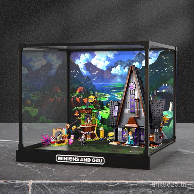 Mansion 75583 Lu Building Blocks รุ่นซีรีส์สูงเหมาะสําหรับ Grid Yellow Man Little Anti-dust Little Y