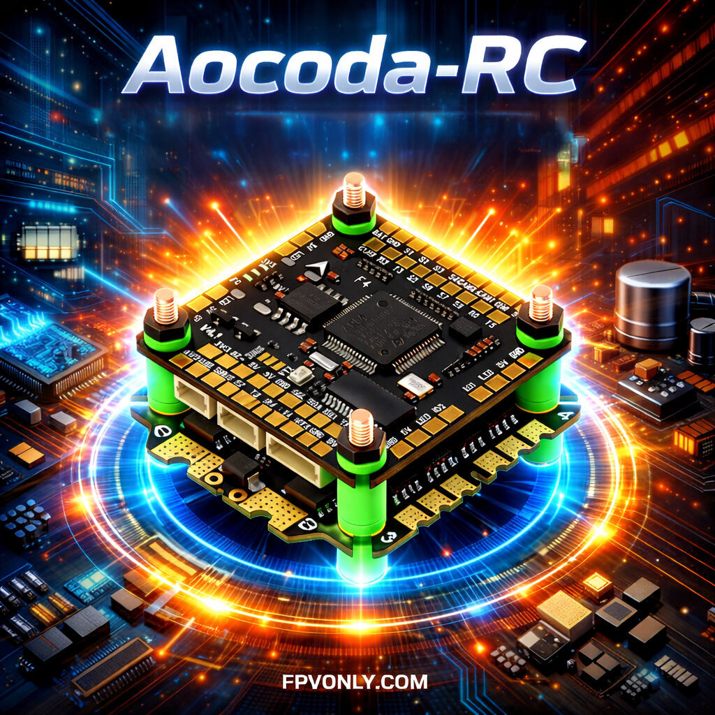[FC&STACK 30x30] Aocoda-RC F455 65 75S V4 Stack F405 V4 FC+65A 75A 8BIT 4in1 ESC 30x30mm FPV Freestyle Drone อุปกรณ์โดรน