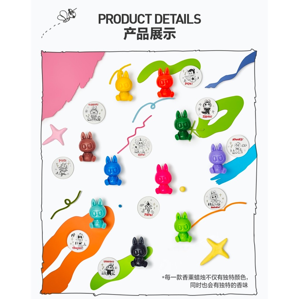 [สินค้าของแท้ 100% ] THE MONSTERS 10th Anniversary Series เทียนหอมทั้งกล่อง 9 รายการ ลดราคาเดือนมกรา