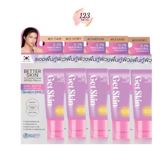 Better Skin Foundation SPF50+ PA++++ 30ml Get Skin By Eyeta รองพื้นกู้ผิว✨