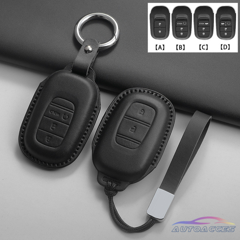 รถระยะไกล Keybox สําหรับ Honda HRV 2022-2025 HRV RS Civic RS HEV Civic FE 2025 CRV Vezel หนัง Fob ฝา