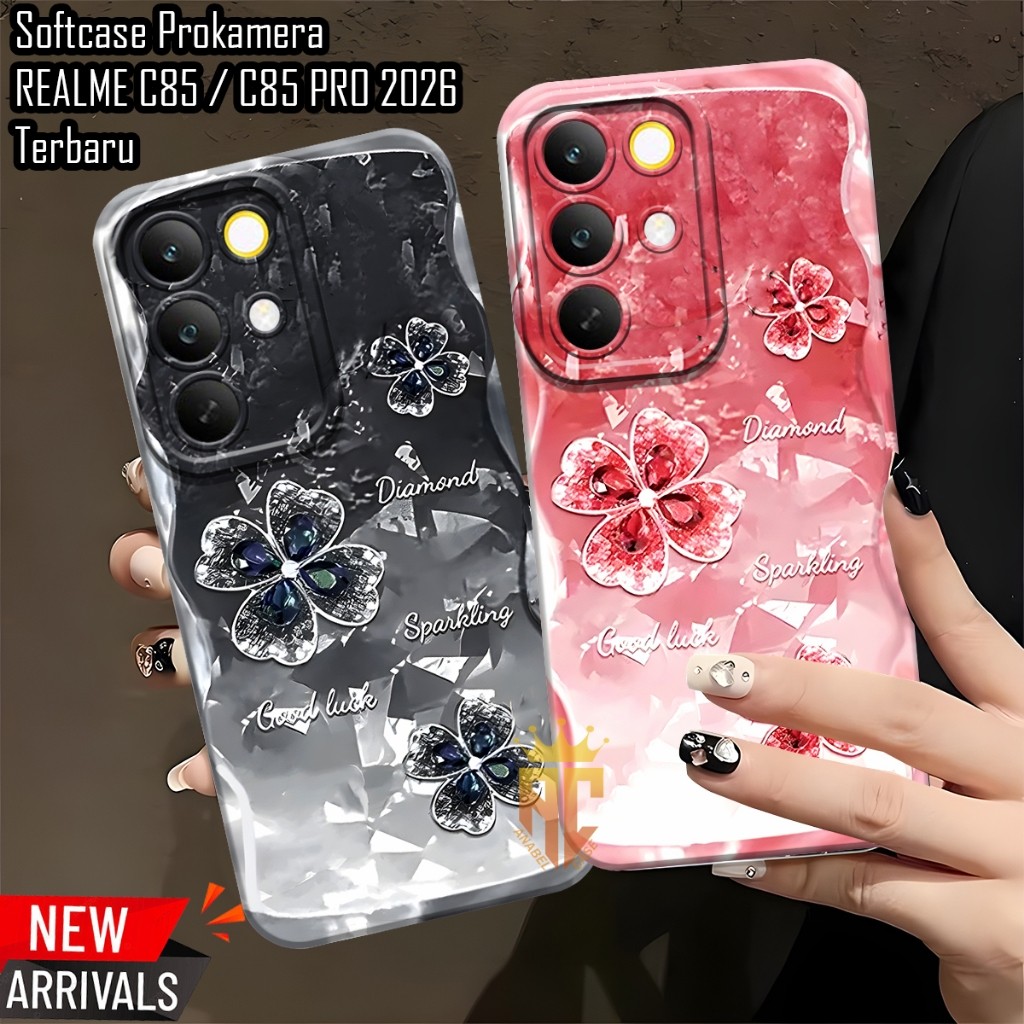 Softcase REALME C85 - REALME C85 PRO Aesthetic Floral Motif - เคส Realme อินเทรนด์ [RL10]