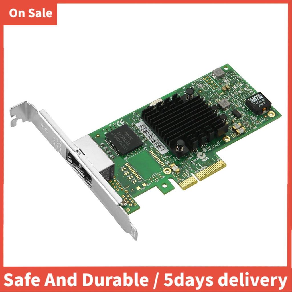 การ์ดคอนโทรลเลอร์ Gigabit Ethernet I350-T2V2 การ์ดควบคุมพอร์ตคู่ I350AM2 PCI-E X4 2 พอร์ต Server NIC