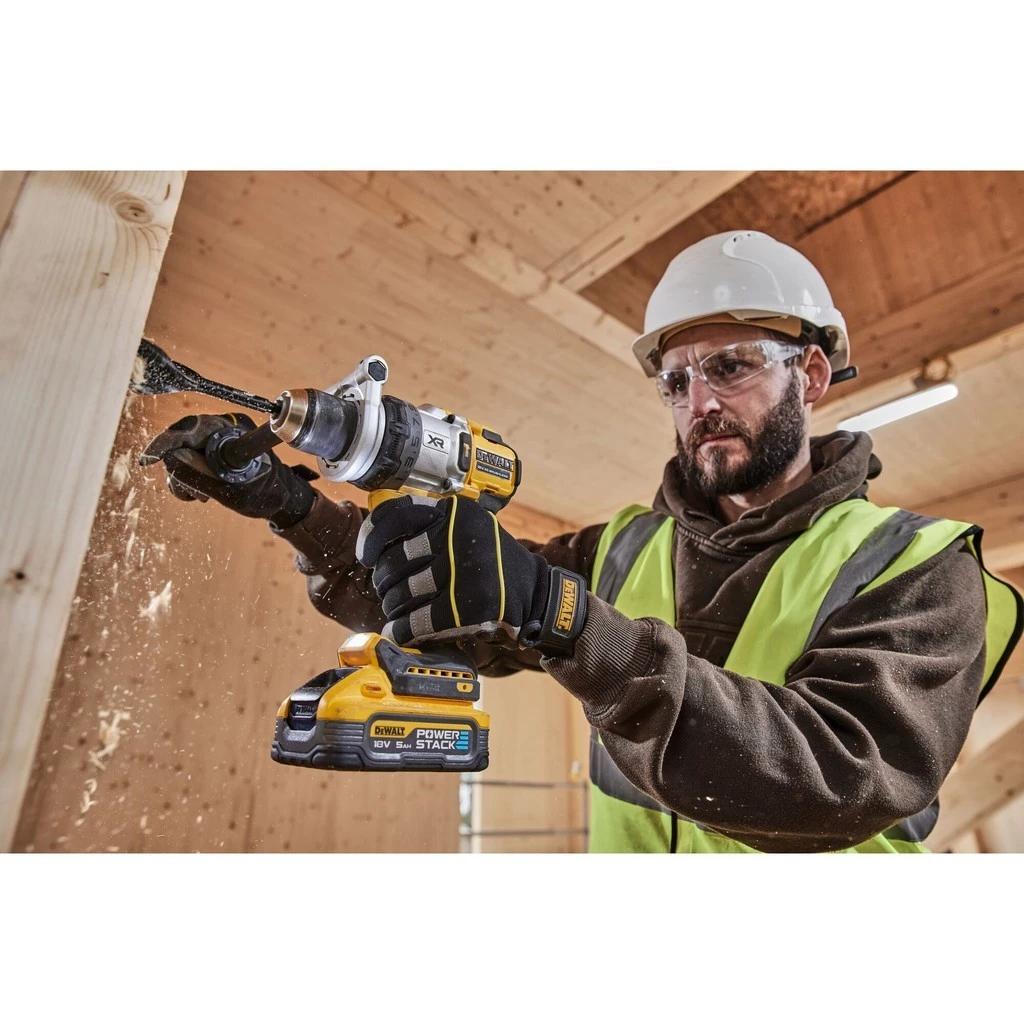 DEWALT สว่านกระแทก รุ่น DCD1007N-B1 สว่านกระแทกไร้สายไร้แปรงถ่าน 20V Max รุ่นพรีเมียม 3 สปีด (เฉพาะตัวเครื่อง) thumbnail 4
