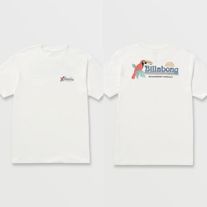 ขายเสื้อยืดผู้ชาย Rip Live The Search Beauty Curl โลโก้ คุณภาพเยี่ยม ผ้าฝ้ายบริสุทธิ์ เสื้อสีขาวใหม่