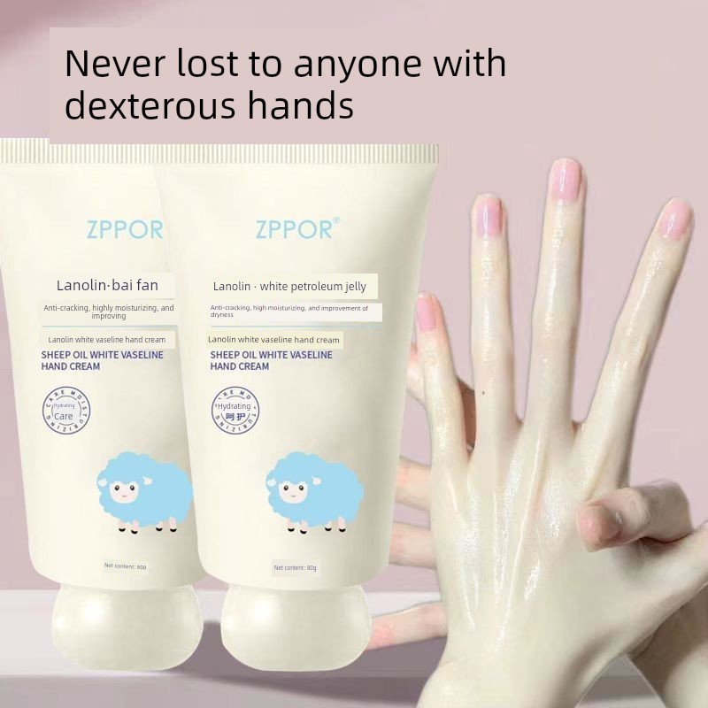 handcream แฮนด์ครีม Vaseline Lanolin Hand Cream Rejuvenating Skin Moisturizing Beautifying Skin Mois