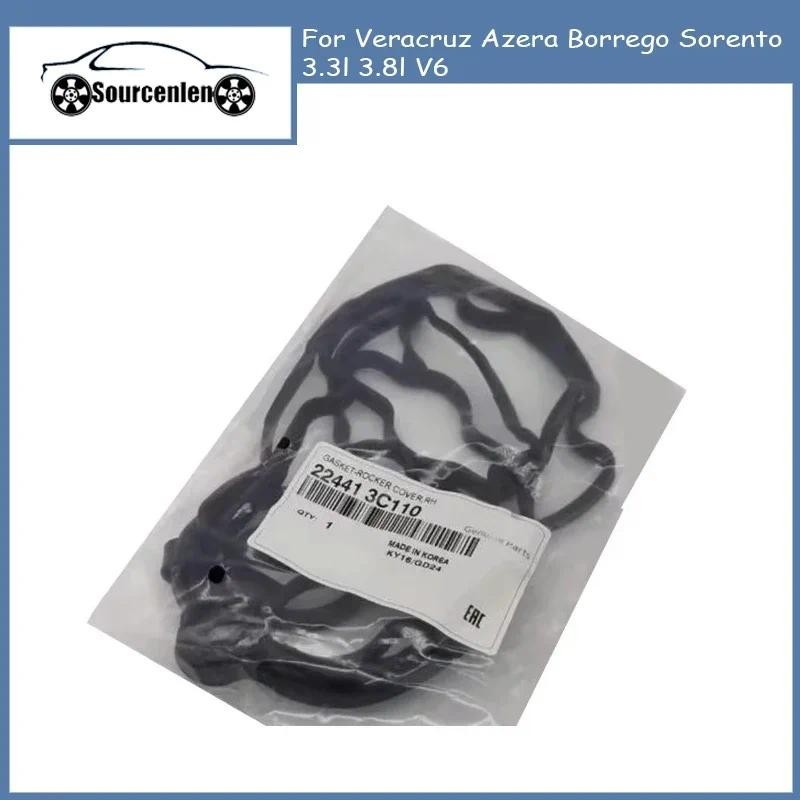 ยี่ห้อใหม่ชุดปะเก็นฝาครอบวาล์วสําหรับ Veracruz Azera Borrego Sorento 3.3l 3.8l V6 224413ซี110 224533