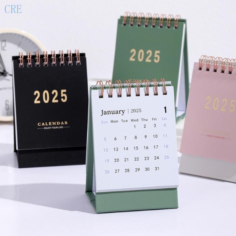 CRE Calendar 2024-2025 ปฏิทิน 18 เดือนปฏิทินจากเดือนกรกฎาคม 2024-December 2025 Twin-Coil Binding ปฏิ