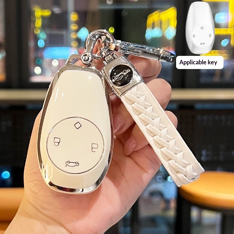 TPU ฝาครอบกุญแจรถสําหรับ Leapmotor T03 S01 C11 สําหรับ 2023 Leapmotor C01 T03 S01 C11 Leap รถฝาครอบ 