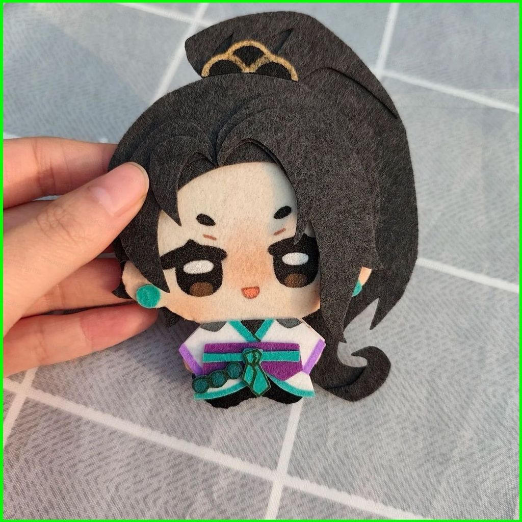 PS1 VALORANT Jett Clove Sage Plushie น่ารัก Handmade Felt Craft เกมอุปกรณ์ต่อพ่วงตุ๊กตากระเป๋า Charm