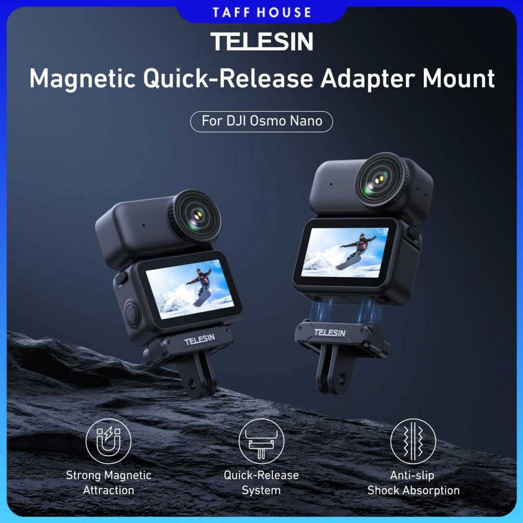 TELESIN Magnetic Quick Release Action Camera Adapter DJI OSMO Nano - S7-JBK-25-DJ