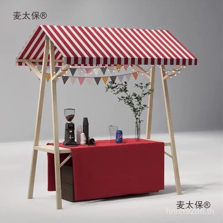 Taibaomai ขาตั้งจอแสดงผล Market Stall Float Mobile Outdoor Folding Market Promotion Stall Night Mark