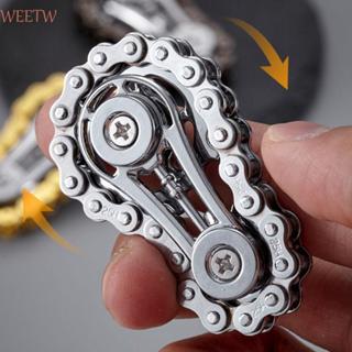 WEEKW Hand Spinner Chain Gear, Spinning Top Chains Gear Fing…
