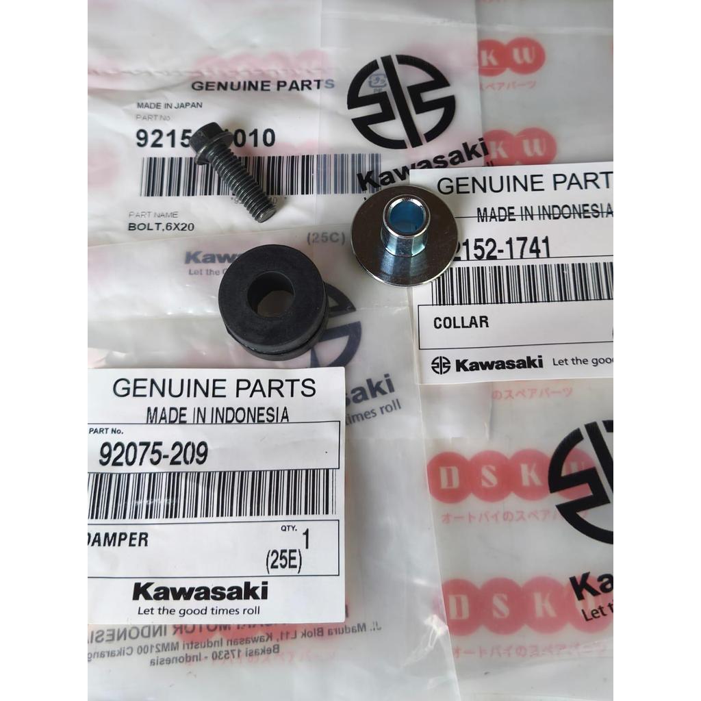 NINJA 150 R หม้อน้ํา Damper คอชุด Bolt | เอสเอส | RR KGP 92150-1010 | 92075-209 | 92152-1741