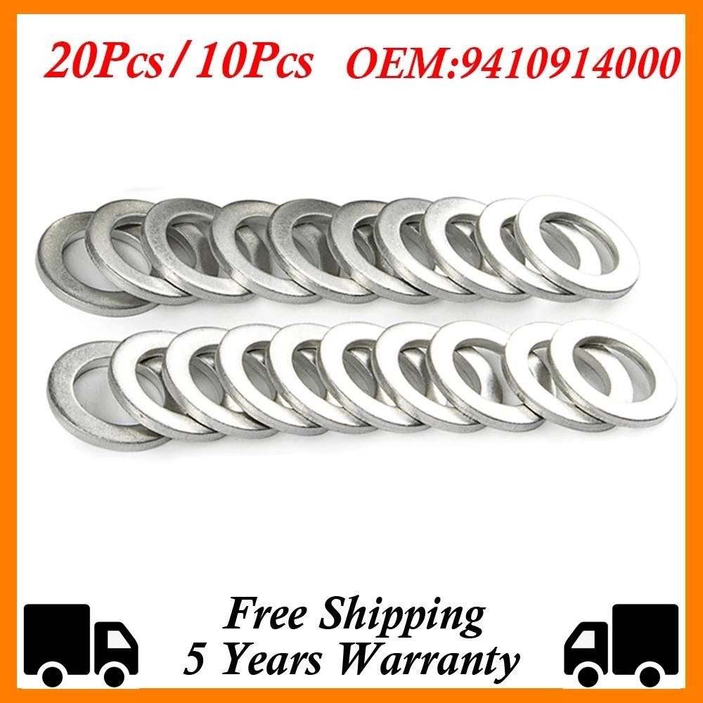 20/10Pcs สําหรับ Honda Accord Civic CRV CRZ HRV Acura 14 มม.ท่อระบายน้ําน้ํามันปลั๊ก Crush เครื่องซั