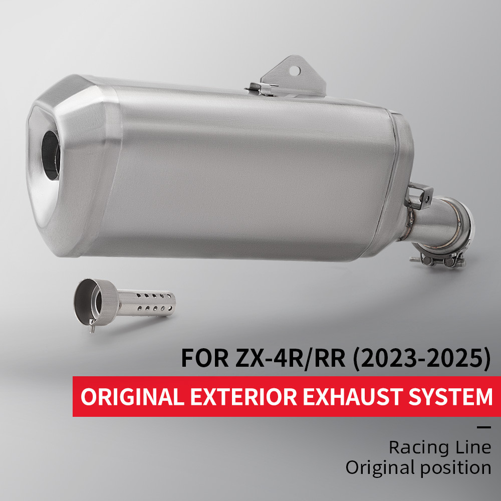 สําหรับ Ninja ZX4R รถจักรยานยนต์ระบบไอเสียการปรับเปลี่ยน link ท่อท่อไอเสียสําหรับ ZX25R ZX4R ZX4RR 2
