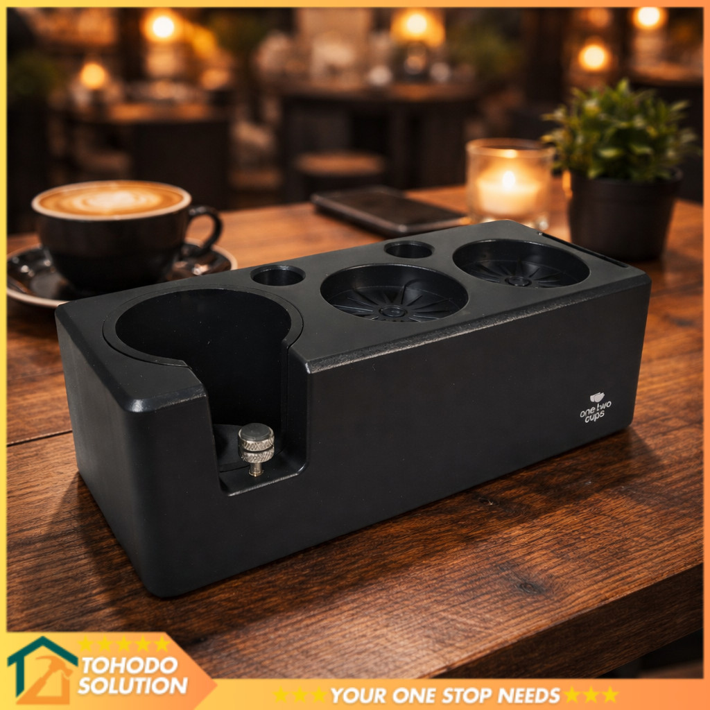 หนึ่งสองถ้วยกาแฟ Tamper Station Espresso Portafilter 245x100x77mm - AK345