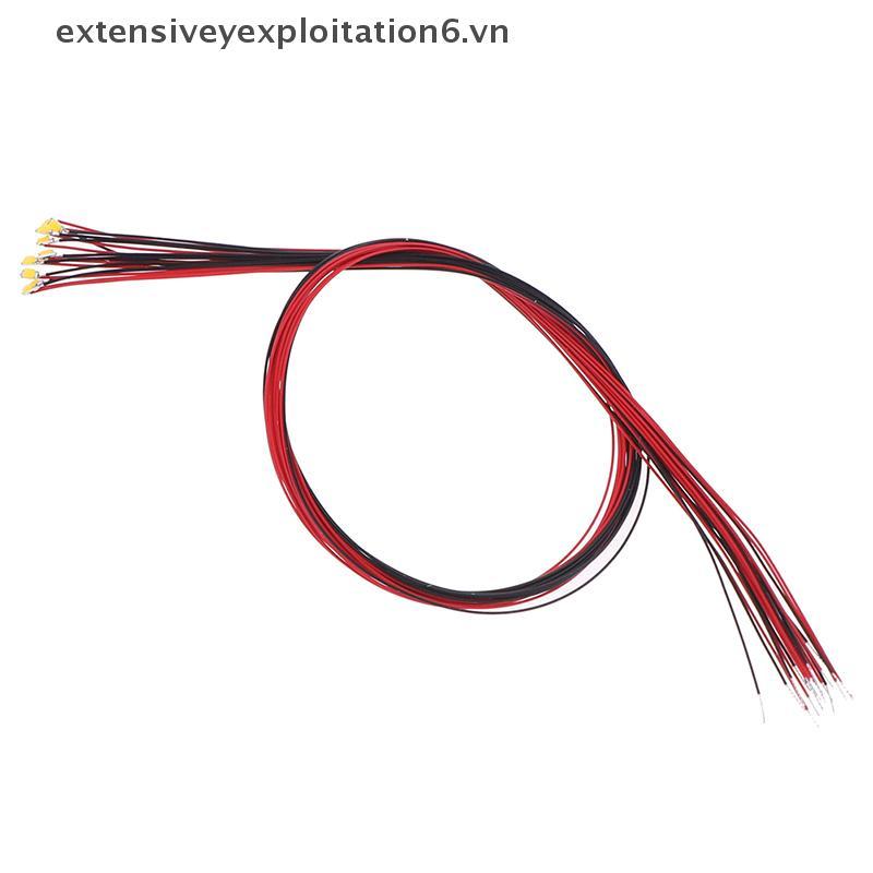 ขยาย 10 ชิ้น 20 ซม. t0603wm ตะกั่วแบบมีสาย micro litz สีขาวนวล smd led 0603 .