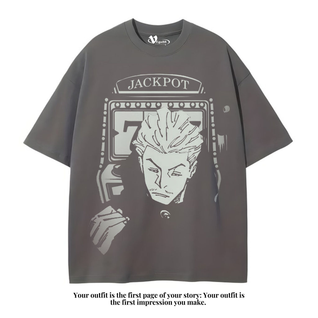 VEGA88 *kinji hakari อะนิเมะ jujutsu kaisen* เสื้อยืดโอเวอร์ไซส์ | เสื้อยืดโอเวอร์ไซส์ | โอเวอร์ไซส์