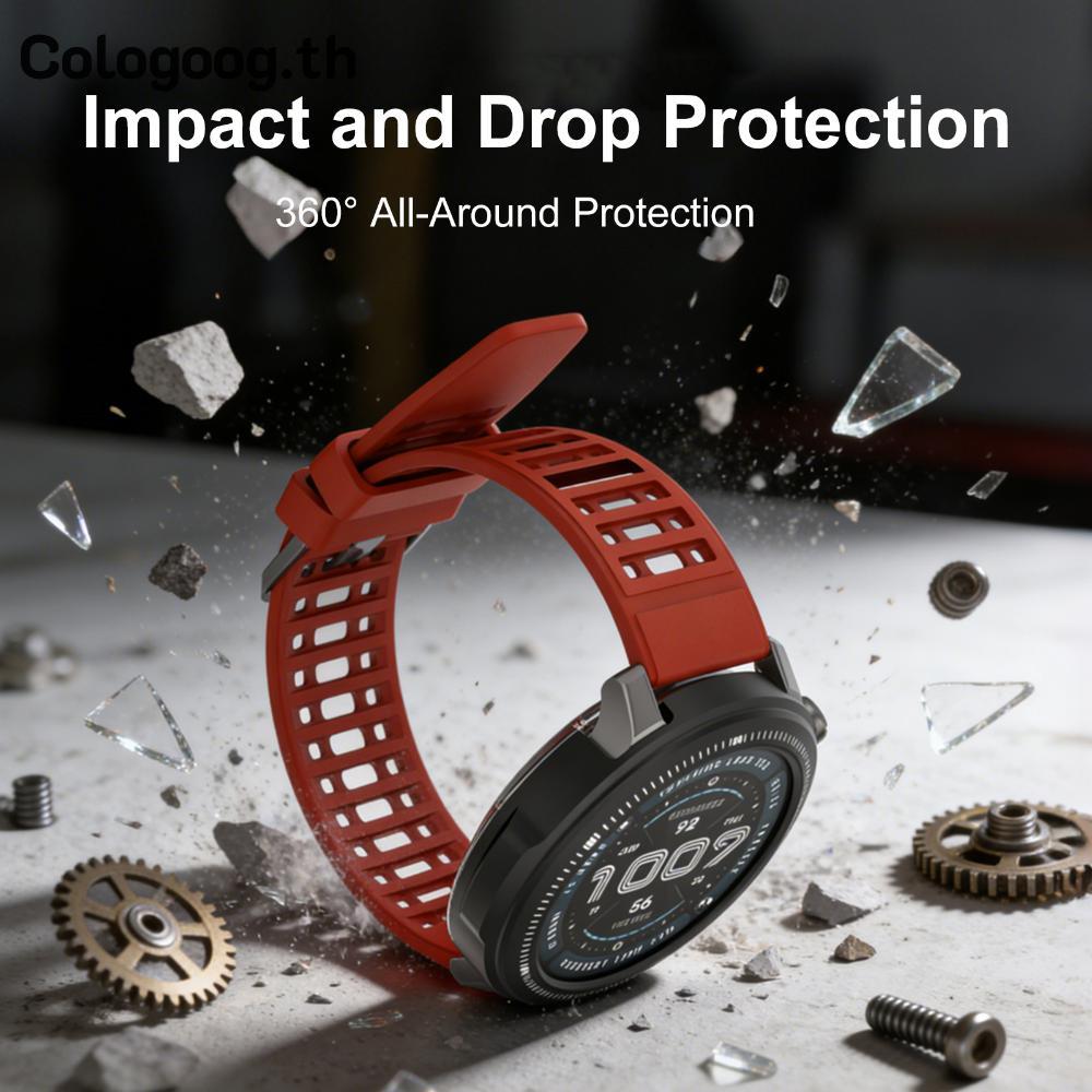 [colog-th] เกราะป้องกันกันชน Hollow Drop-Resistant เคสป้องกันอุปกรณ์เสริมสําหรับ Amazfit Balance 2 สมาร์ทวอท์ช 47 มม.