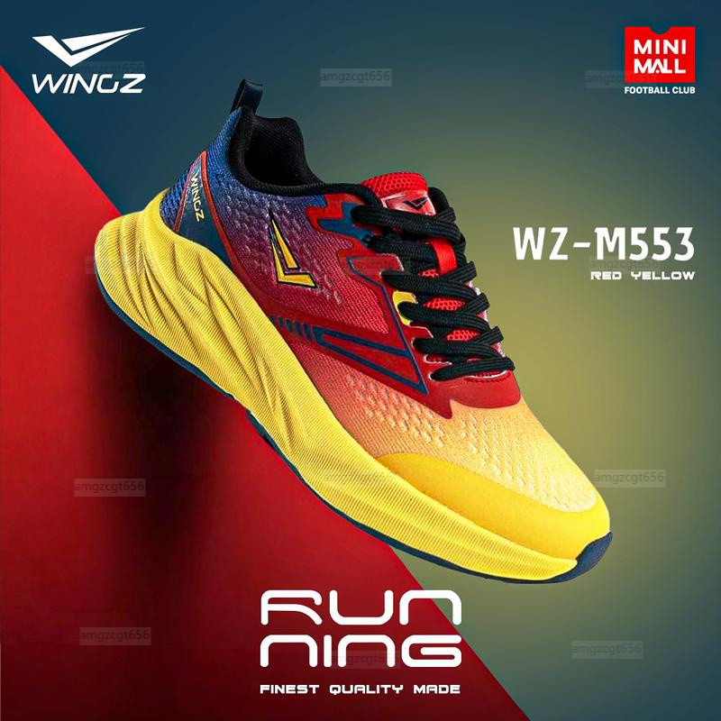 รองเท้าวิ่ง WINGZ RUNNING รองเท้าวิ่ง Running Shoe Sport ผ้าตาข่าย น้ำหนักเบา ระบายอากาศได้เป็นอย่าง