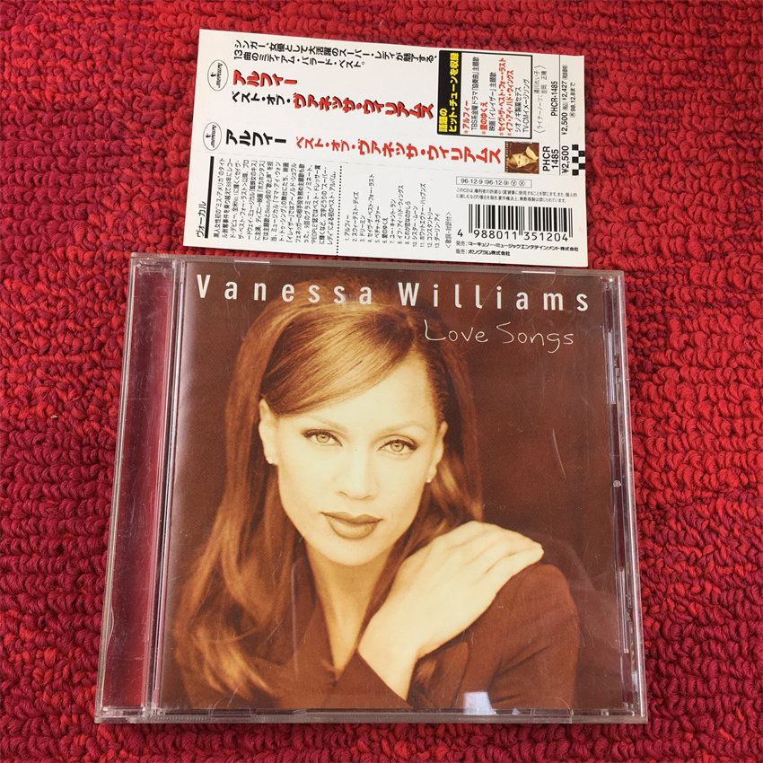 Vanessa Williams Love Songs (ฉบับญี่ปุ่น ) hang9