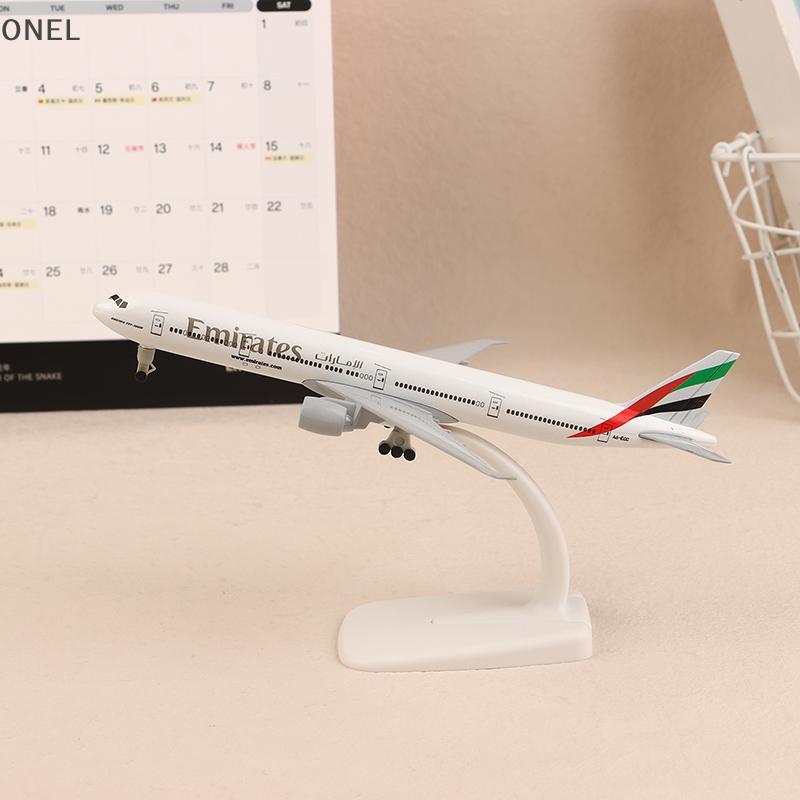ONEL 20 ซม.B777 UAE Emirates Airline โบอิ้ง 777 เครื่องบินรุ่น Die-casting โลหะผสมเครื่องบินโลหะ Lan