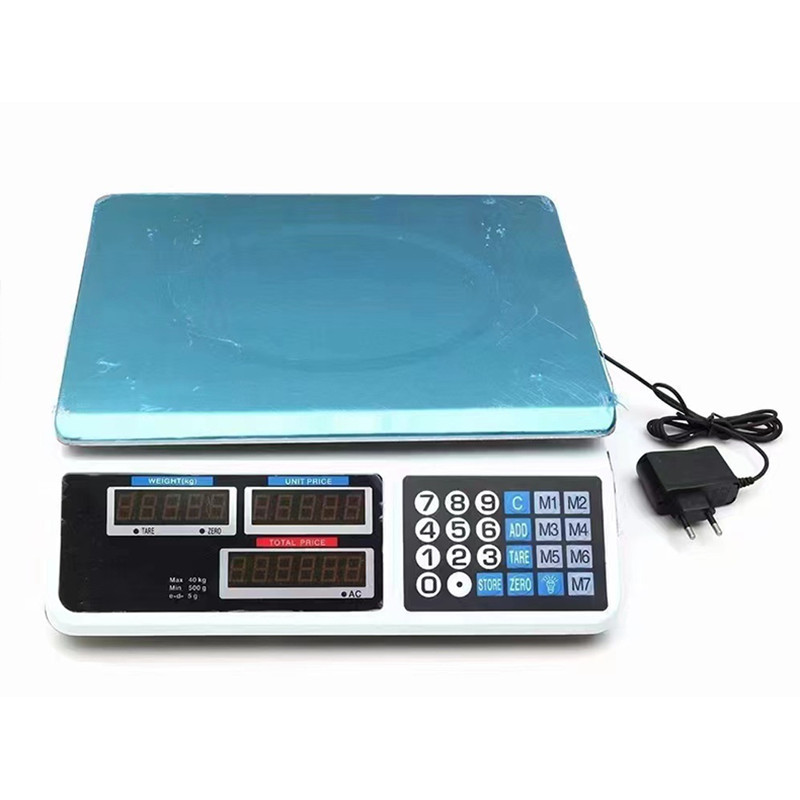 ตาชั่งดิจิตอล 40KG มีรับประกัน จอLED2ด้าน ความแม่นยำ 0.01Gเครื่องชั่งดิจิตอล สแตนเลส เครื่องชั่งdigital - รูปที่ 2