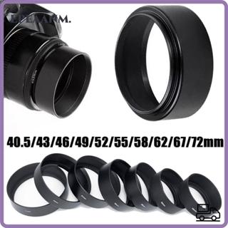 EPEAA ฝาครอบป้องกันแสงสะท้อน, เลนส์ฮูดสกรูโฟกัสกลางโลหะ, ชิล…