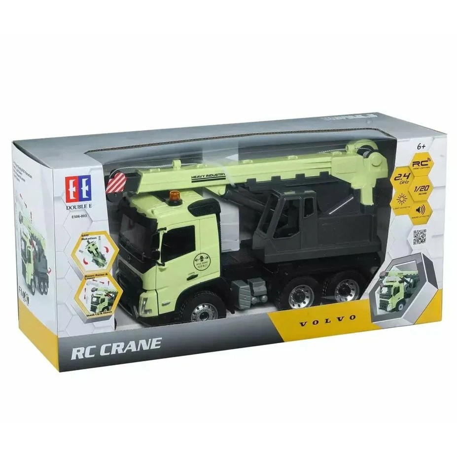 รถเครมบังคับ E506-003 1:24 RC Crane Truck 2.4GHz