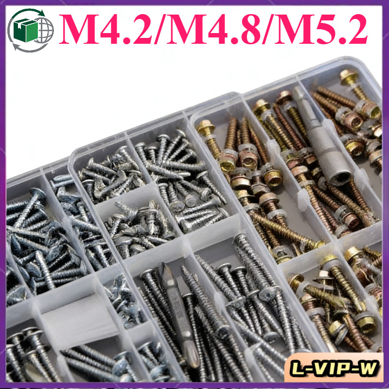 ชุดสกรูเจาะตัวเอง DIY M4.2/M4.8/M5.2 L-VIP-W
