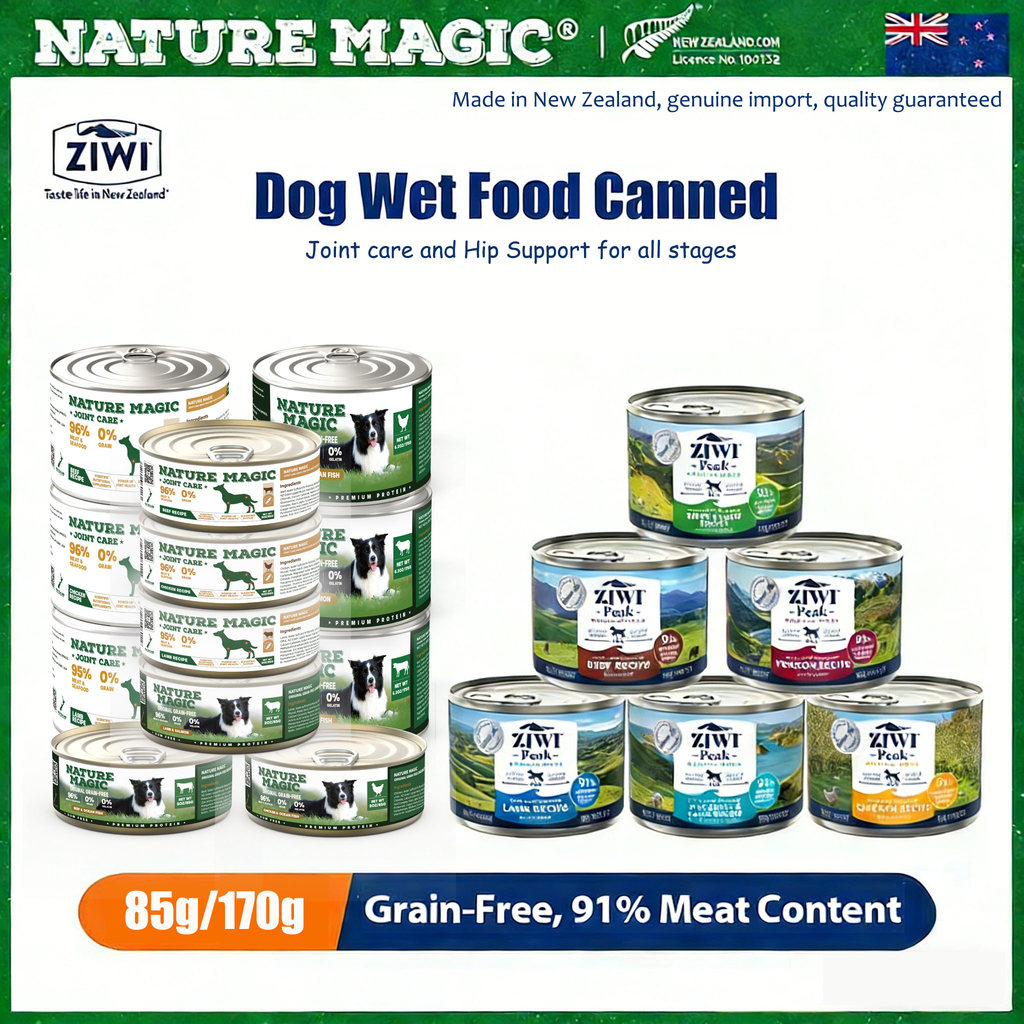 ZIWI PEAK สุนัขอาหารเปียก Grain ฟรีเนื้อสูงธรรมชาติ 91% เนื้อเนื้อหาหลายรสชาตินําเข้านิวซีแลนด์ NATU