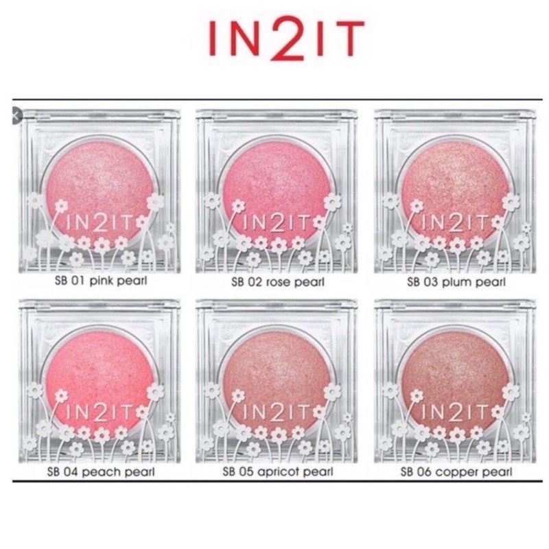 IN2IT Sheer Shimmer Blush บลัชออนประกายชิมเมอร์ - SB