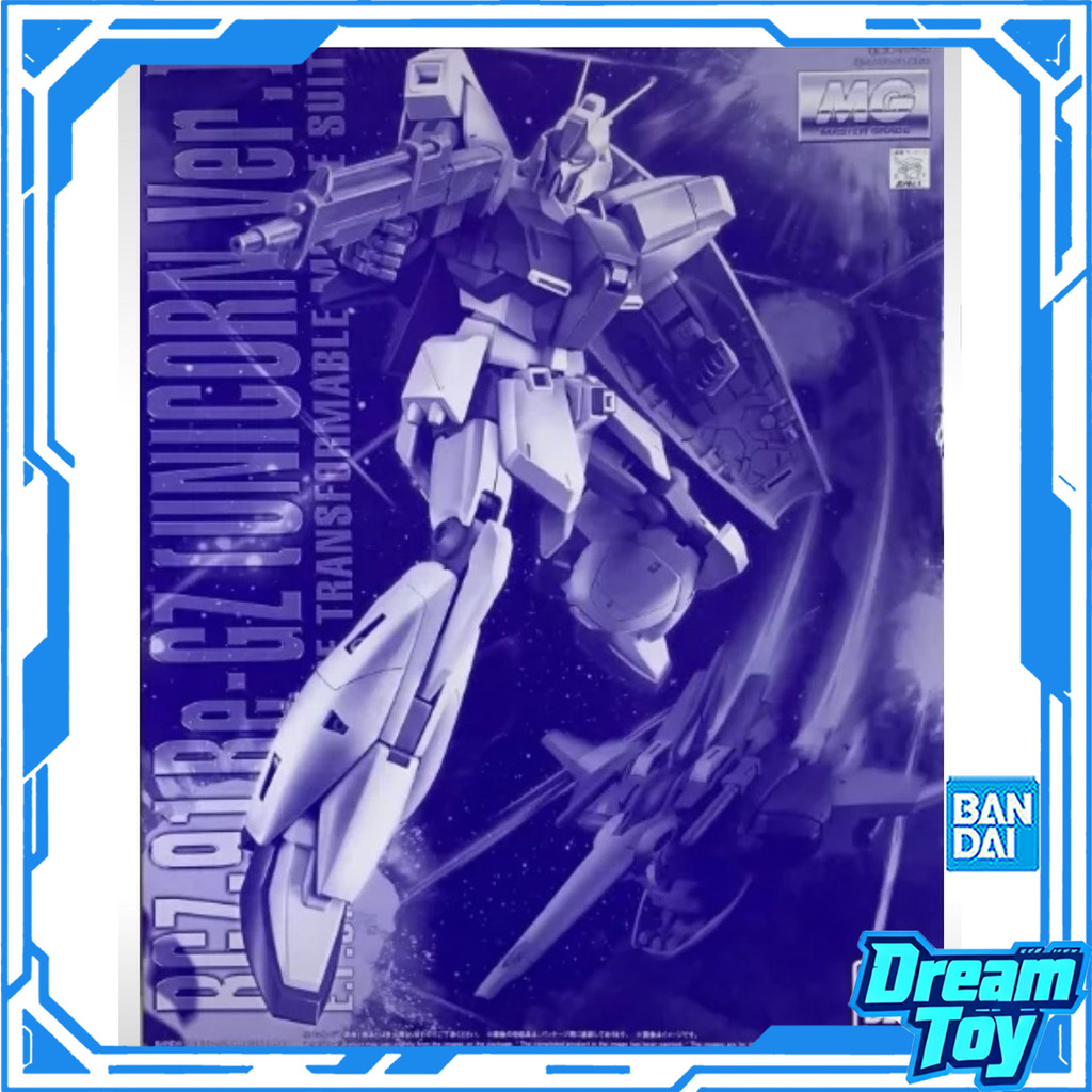 BANDAI MG RGZ-91 Re-GZ (ยูนิคอร์น Ver.) ชุดโมเดล | เอฟ.ส.ฟ สูทมือถือแปลงร่างได้, P-Bandai Exclusive 
